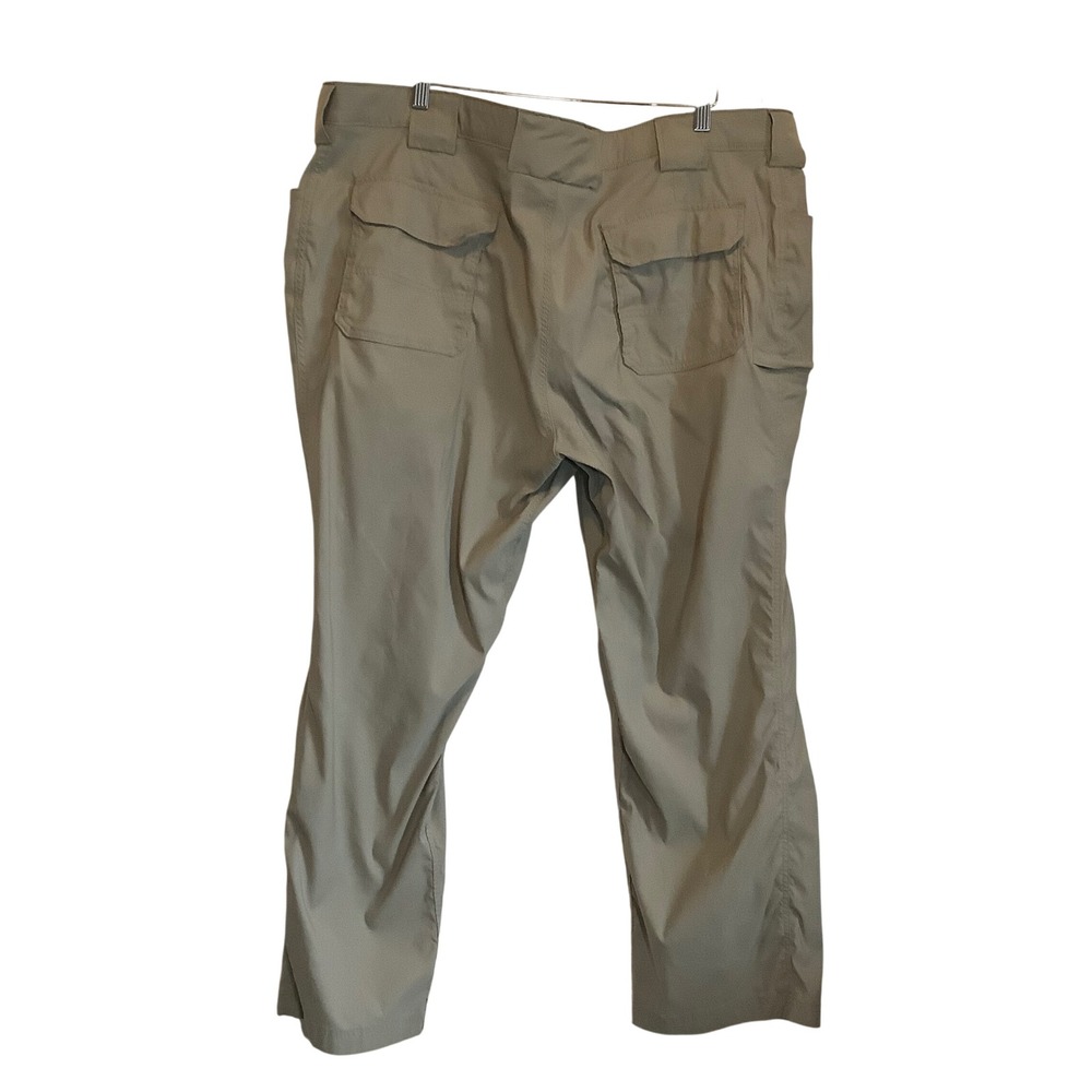 Duluth Trading Co Dry On The Fly Relaxed Fit Cargo Pants Mens 46x30 Khaki Tan